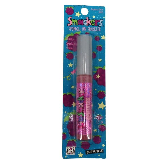 VTG Smackers Sponge On Sparkler 50919 Raspberry Orbit NEW Sealed Bonne Bell USA - Picture 1 of 9